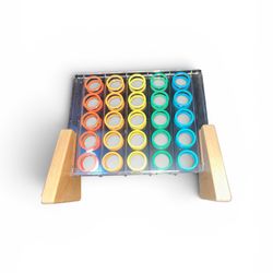 Lovevery Color Match Board Game Montessori Learning Toy Complete w/ Bag 2022
