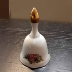 Vintage Bell Beautiful Hand Painted Floral Design