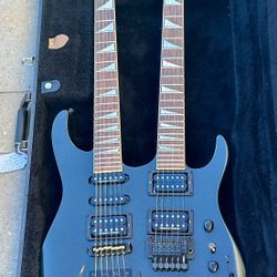1989 Jackson Siamese double neck electric guitar
