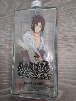 Bearology x Naruto Shippuden Sasuke With Sword Glass Bottle
