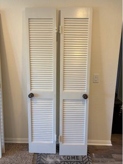 Closet/pantry doors (79.25” x 15.75”)