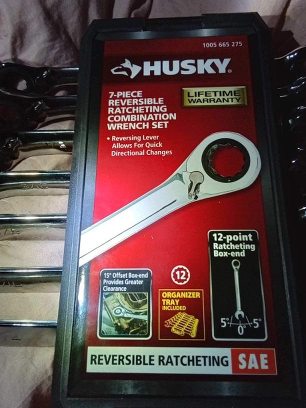Husky 7-pc Wrench Set