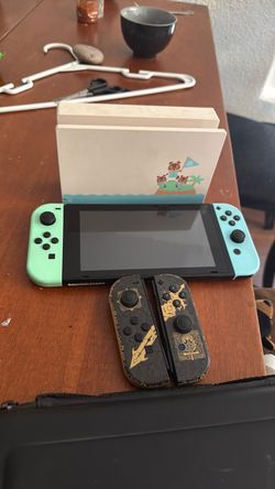 Nintendo switch with another set of controllers