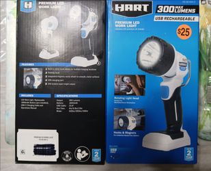 300 lumens rechargeable  worklight