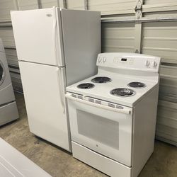 Whirlpool Fridge GE Range Both Works Creat 