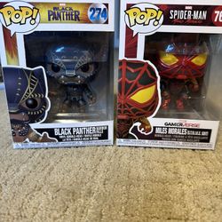 Funko pop bundle Miles Morales & Black Panther