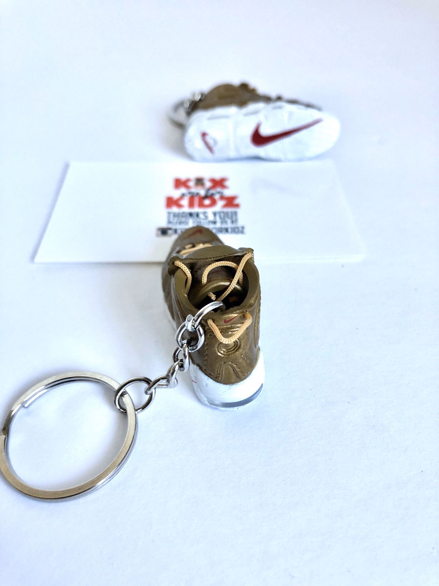 Air more supreme uptempo 3D Sneaker Keychain