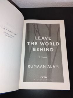 LEAVE THE WORLD BEHIND NOVEL ( WITHOUT DUST JACKET )