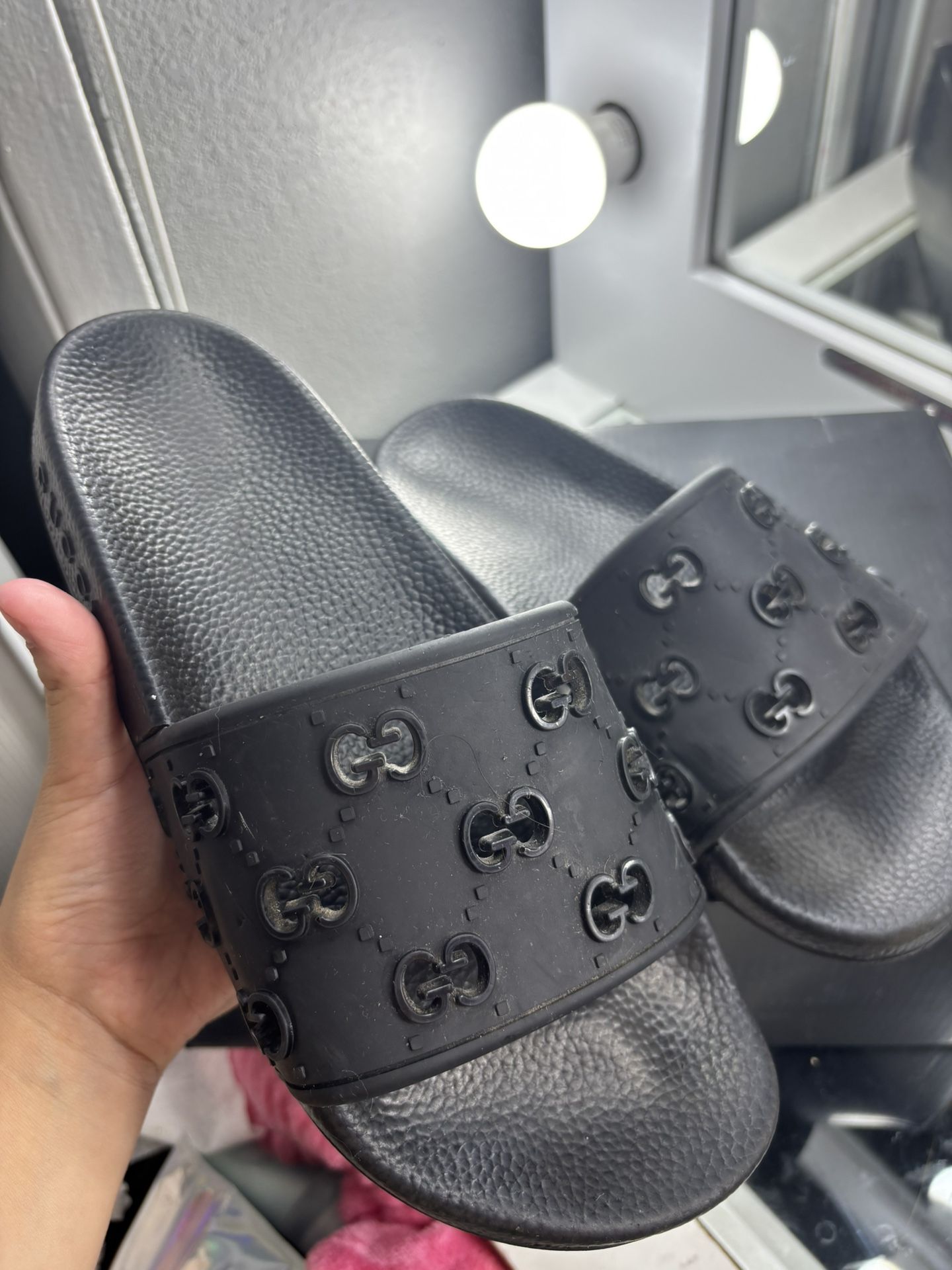Black Gucci Slides Women
