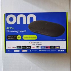 New 2026 onn 4K Pro Streaming Device Google TV w/ Gemini New&Sealed Avaialable Today
