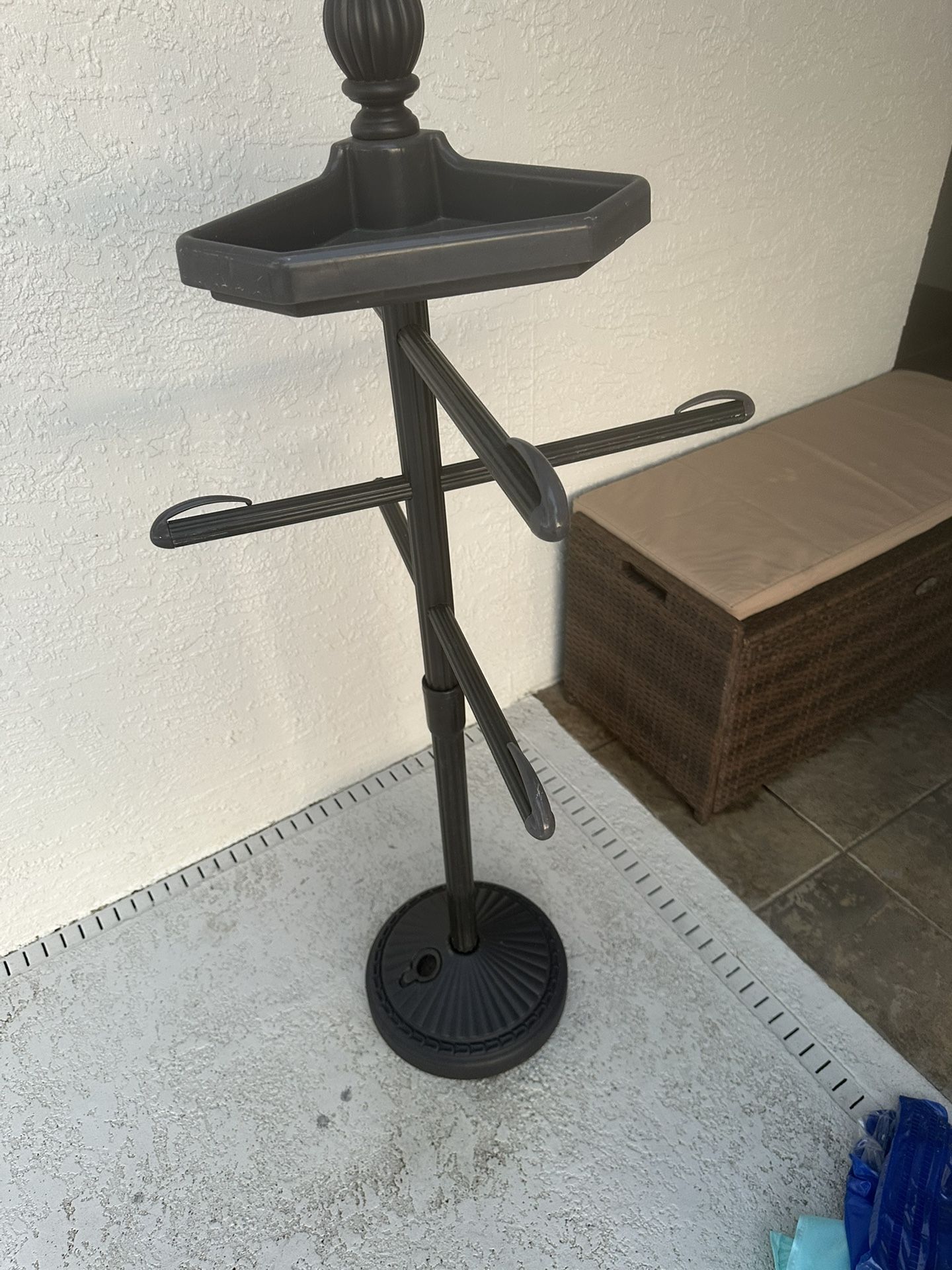 Towel Stand For Pool Area