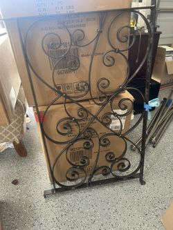 Wrought Iron Arch Decor