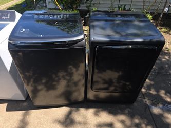 Samsung washer and dryer electric matching set