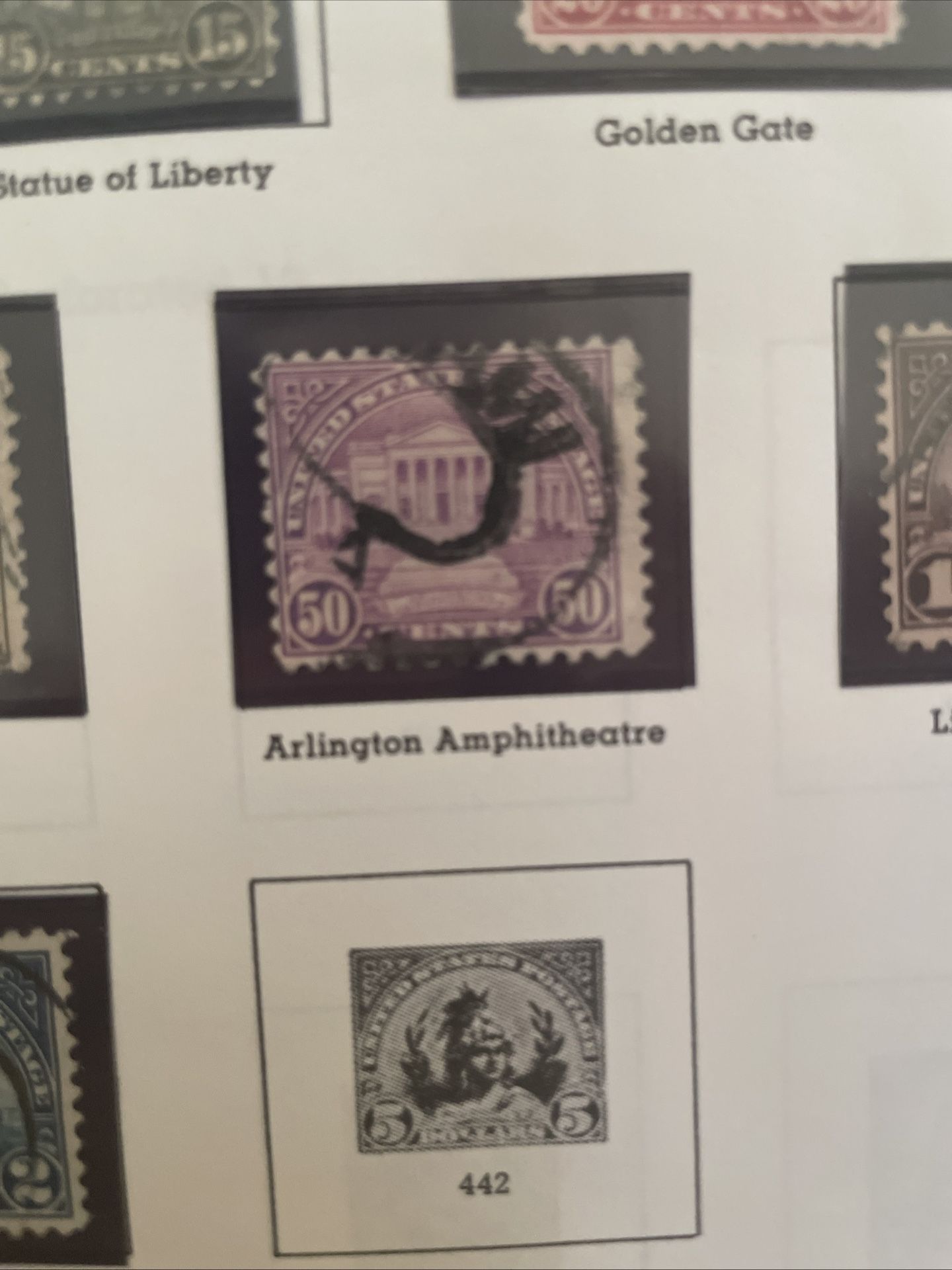 US stamp #701 - Arlington Amphitheater (1931) 50¢ USA Stamp