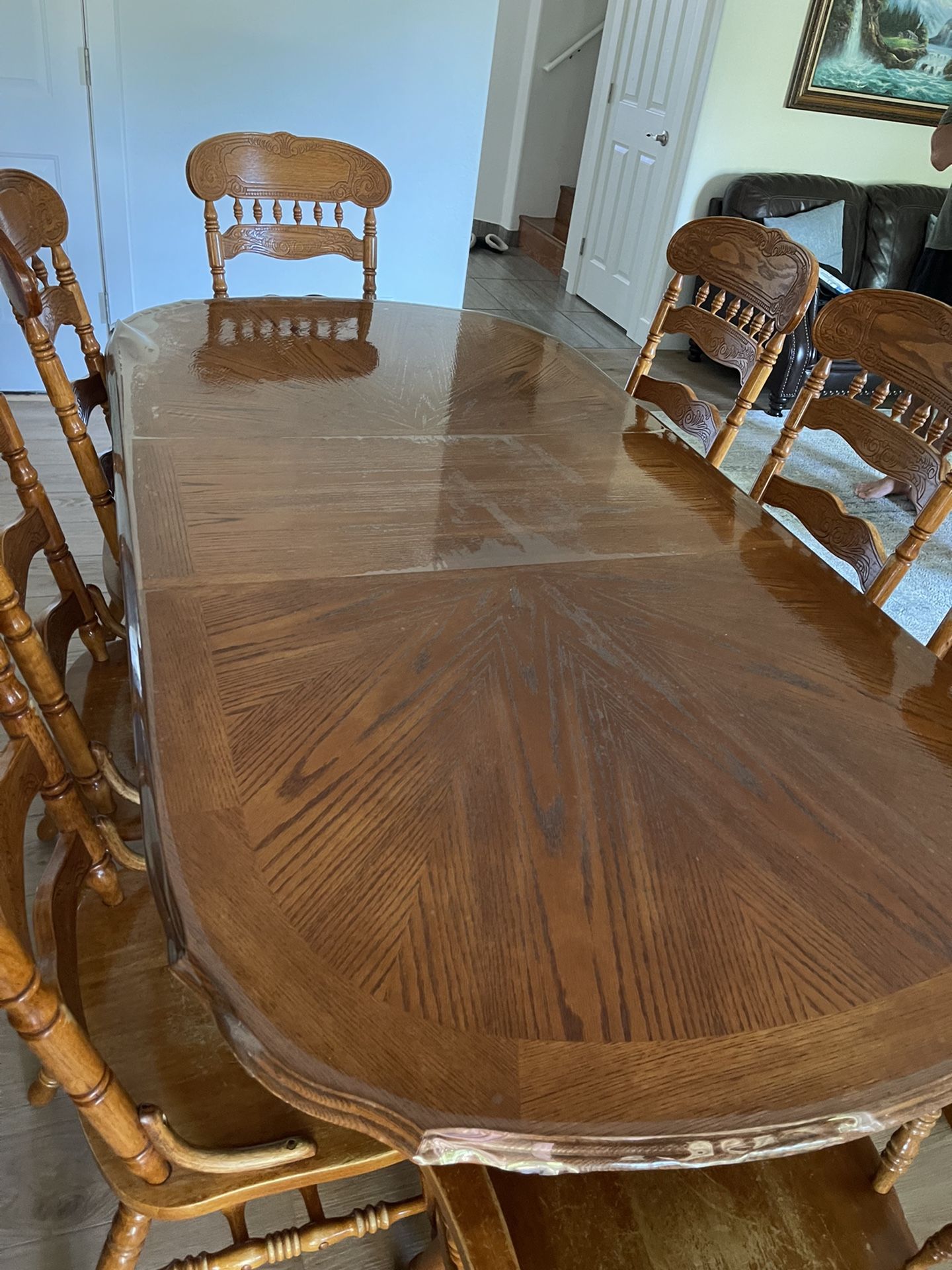 Real Wooden Table 9 Piece for Sale in Portland, OR OfferUp