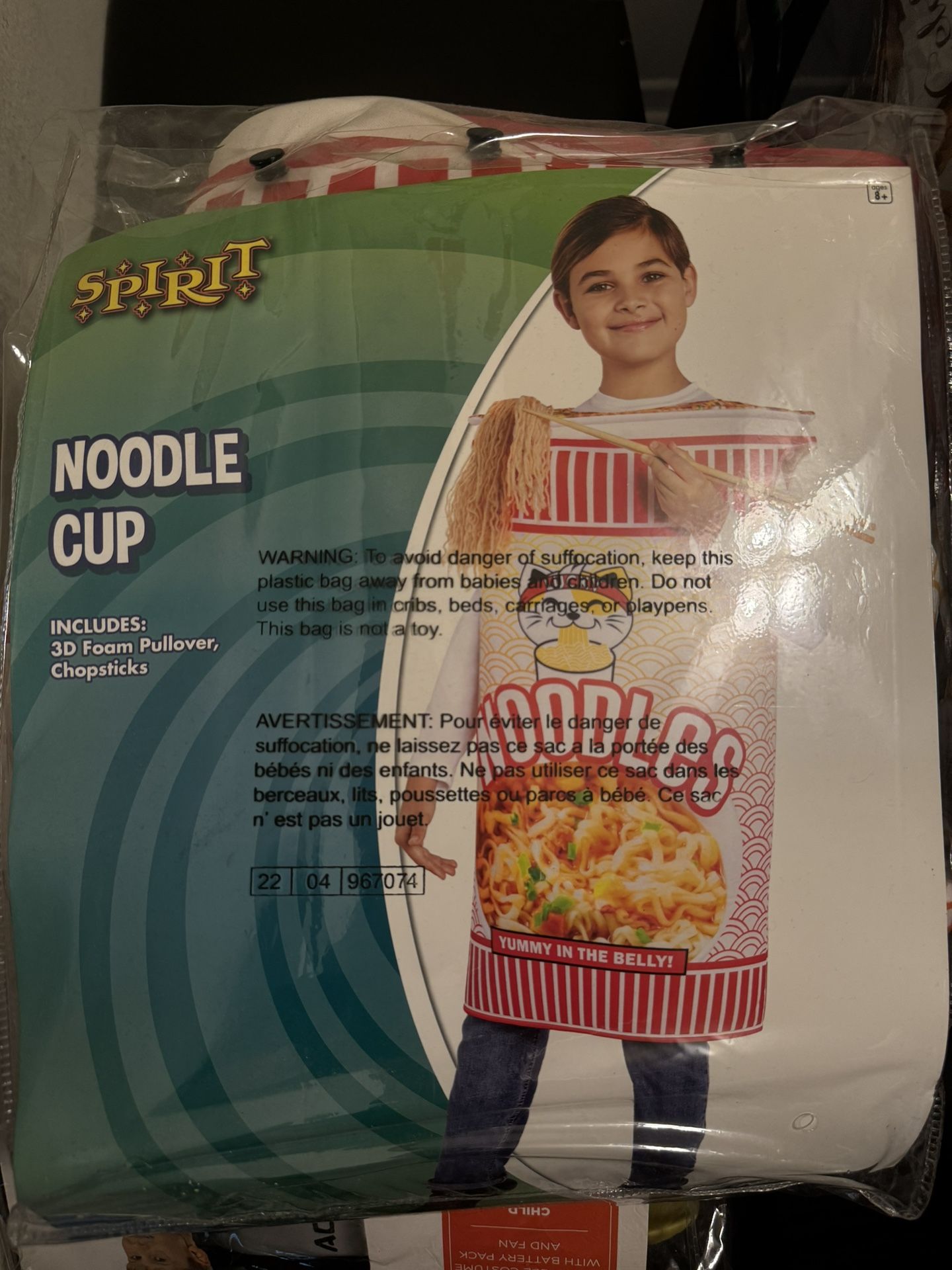 Noodle Cup Halloween 🎃 costume
