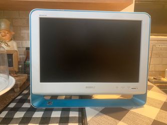 Sony Bravia LCD Digital Color TV/Monitor. Good condition, has a very small crack in the plastic that doesn’t effect use (shown in the picture). It is
