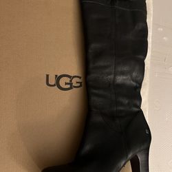 UGG LEATHER WOMEN BOOTS