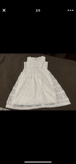 Enfocus Studio ivory off white lace dress women’s size 6