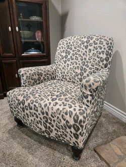 Contemporary Leopard Arm Chair
