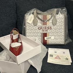 Brand New Guess Purse And Heels 