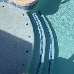 Pool Pebble,Plaster,tile And Cool Deck 