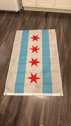 Full size Chicago flag