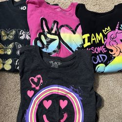 Girls Long Sleeve Shirts Size 10/12