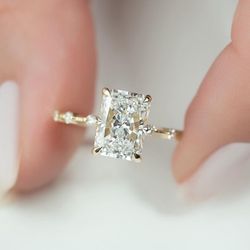 Radiant Cut Ring 