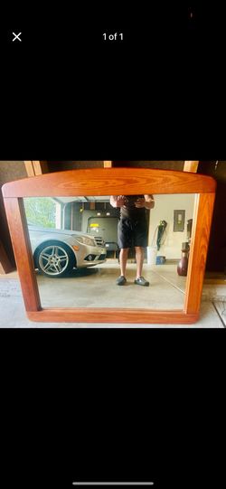 Wooden Mirror (35/ 42”) 