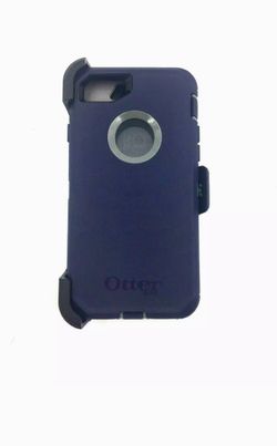 📱OTTERBOX IPHONE 8 OR 7 WITH CLIP PURPLE AND GRAY📱