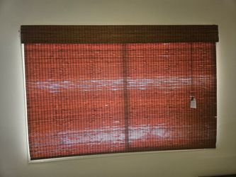 Bamboo Blinds 72" W and  50" H