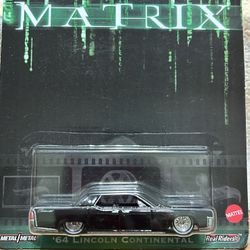 New Hot Wheels The Matrix Lincoln Continental Retro Entertainment Car Premium 64