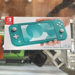 Nintendo Switch Lite Turquoise Brand New Sealed