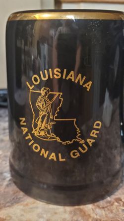 Louisiana National Guard Ceramic Beer Stein
