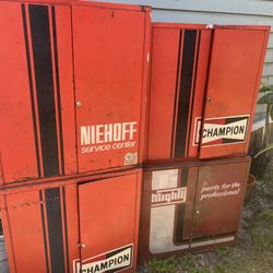Vintage Parts Cabinet
