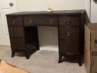 Wooden desk