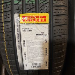 235/45/18 Pirelli Pzero All Season