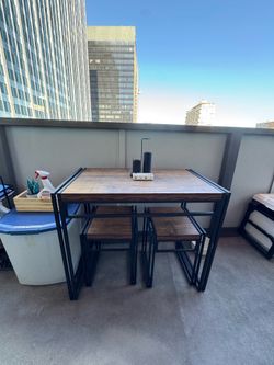 Cafe Bistro Dining Set - Table and Chairs