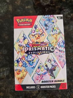 Pokémon Scarlet & Violet Prismatic Evolutions Booster Bundle