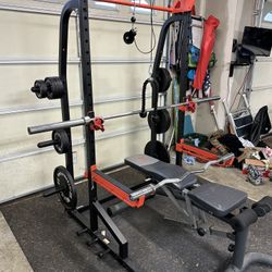 Weight Set And Rack