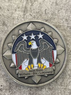 Joint Base McGuire-Dix-Lakehurst Force Support Squadron CYP Challenge Coin