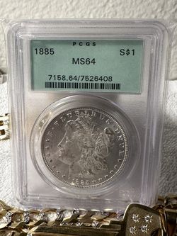 1885 Morgan Silver Dollar PCGS MS64 🏦 OPEN TO TRADES 💰