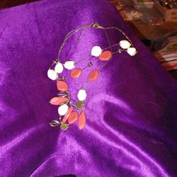 Stone Double Strand Nevklace