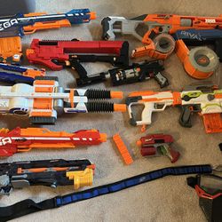Nerf Gun Collection 30+ Pieces 