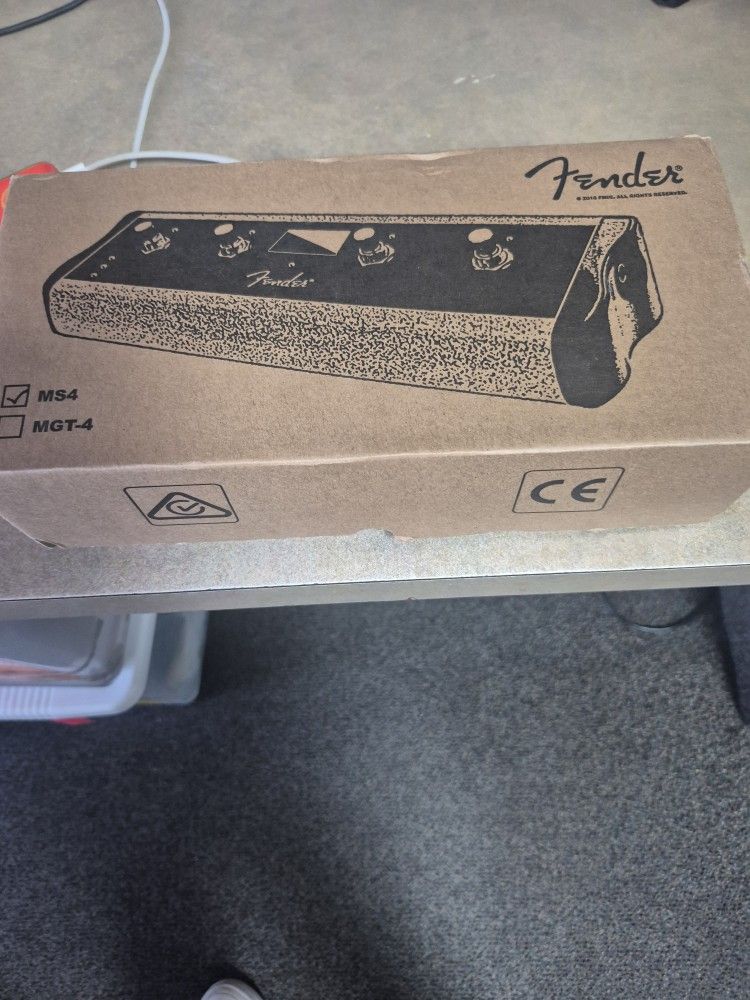 Fender Mustsnd Ms4 4 Button Footswitch