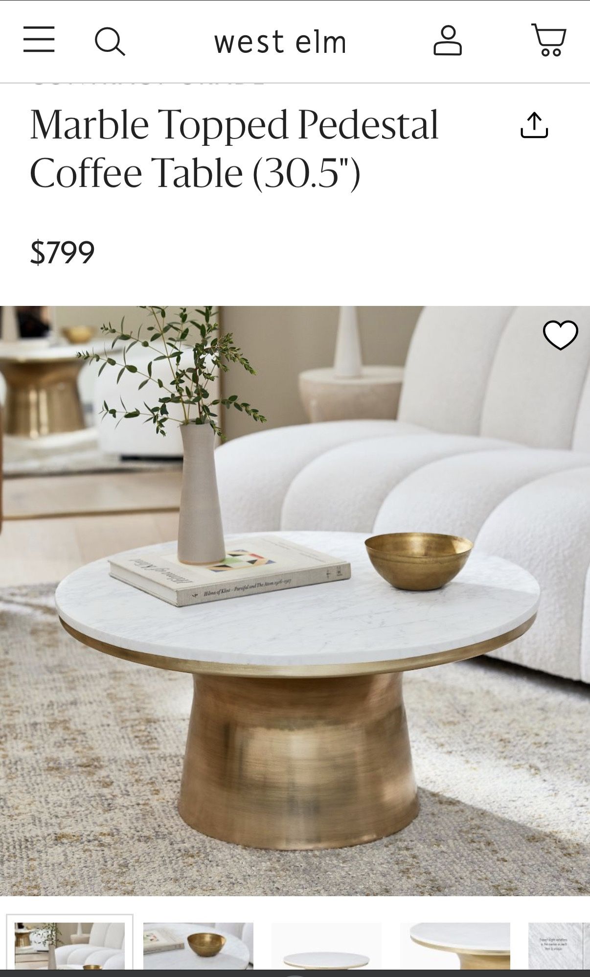 west elm marble gold coffee table