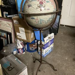 Vintage Globe $40