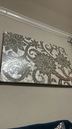 Large Mirror Mosaic Wall Art Panel