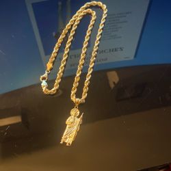 10k Chain With Sanjudas Pendent 